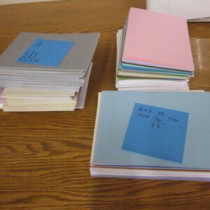 150pc 4x6 Blank Cards pls Envelopes Colors Metallic Card Making